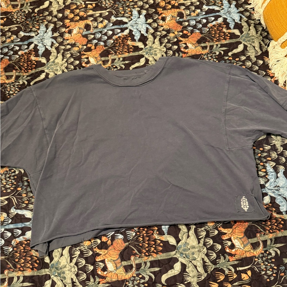 FP Movement by Free People inspire boxy Short Sleeve Tee in indigo - Picture 5 of 12